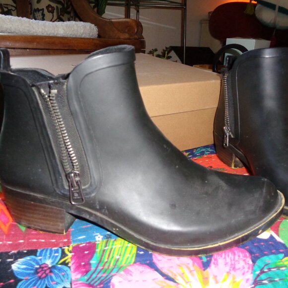 Rain Boots Booties Basel Lucky Brand size 8 - Picture 5 of 5